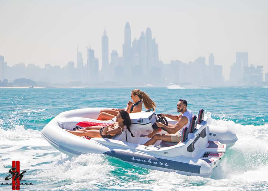 Dubai: Private Self-Drive SeaKart Jet Ski Boat Tour - Atlantis and Atlantis The Royal from the water