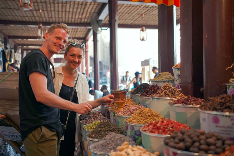 Dubai Private Top Attractions, Premium Vehicle & Street Food - Al Khayma Heritage House and the food tasting