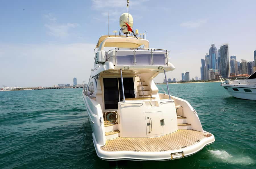 Dubai: Private Yacht Tour Experience with Soft Drinks - Dubai Marina from the deck of a private yacht