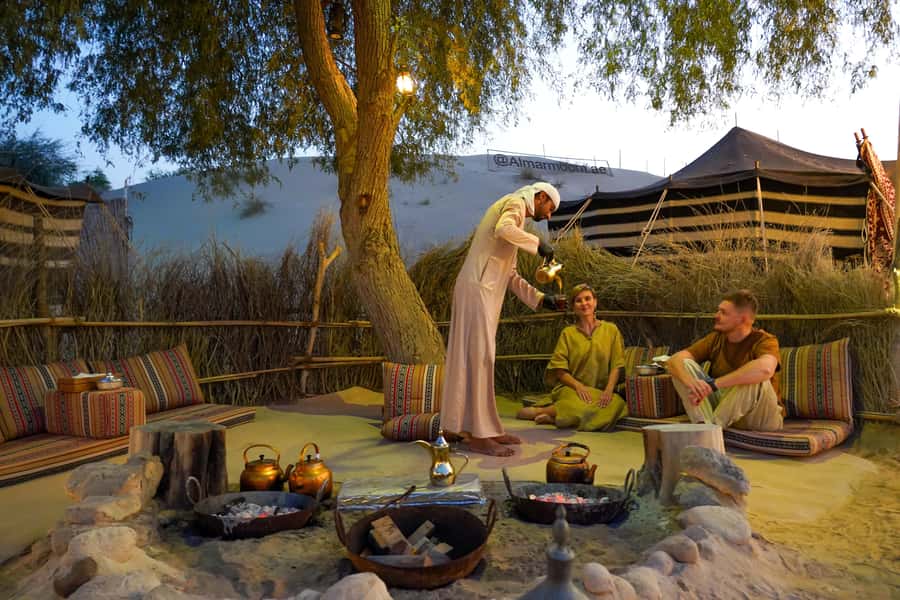 Dubai: Quad Bike Safari, Camels & Al Khayma Camp BBQ Dinner - Al Khayma Camp BBQ and Arabian buffet