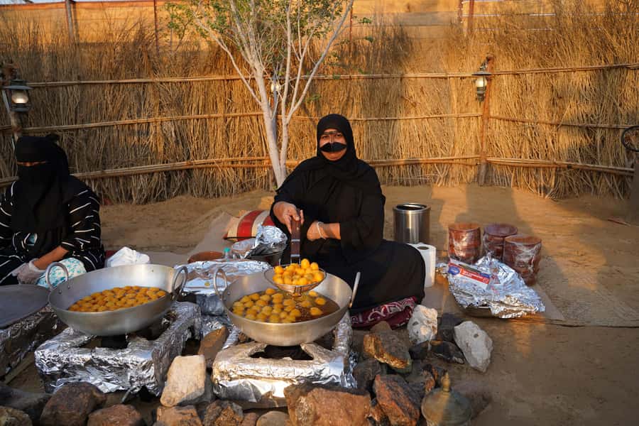Dubai: Quad Bike Safari, Camels & Al Khayma Camp BBQ Dinner - Dance, horses, fire, and the busy camp schedule