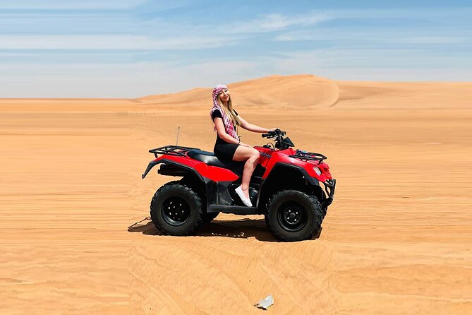 Dubai: Quad Bike Safari, Camels, & Camp with BBQ Dinner - The Bedouin-style camp and the optional dinner