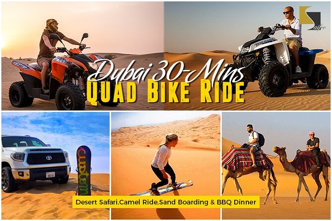 Dubai Quad Biking with Desert Safari - Thrilling ATV Ride Dubai - A six-hour desert day from Dubai