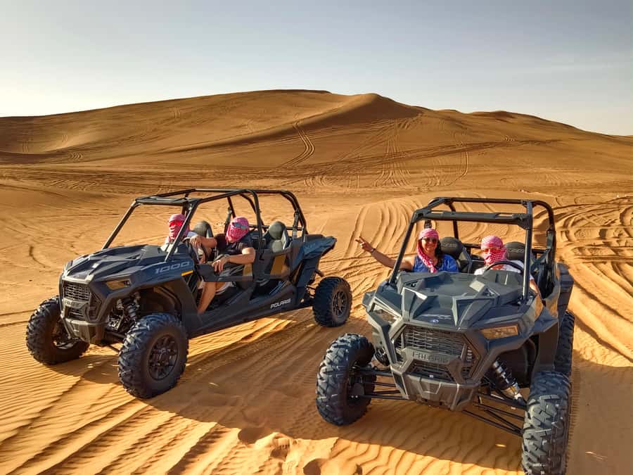 Dubai: Red Dune Desert, Dune Buggy Ride & BBQ Buffet Dinner - Timing, pickup, and practical comfort