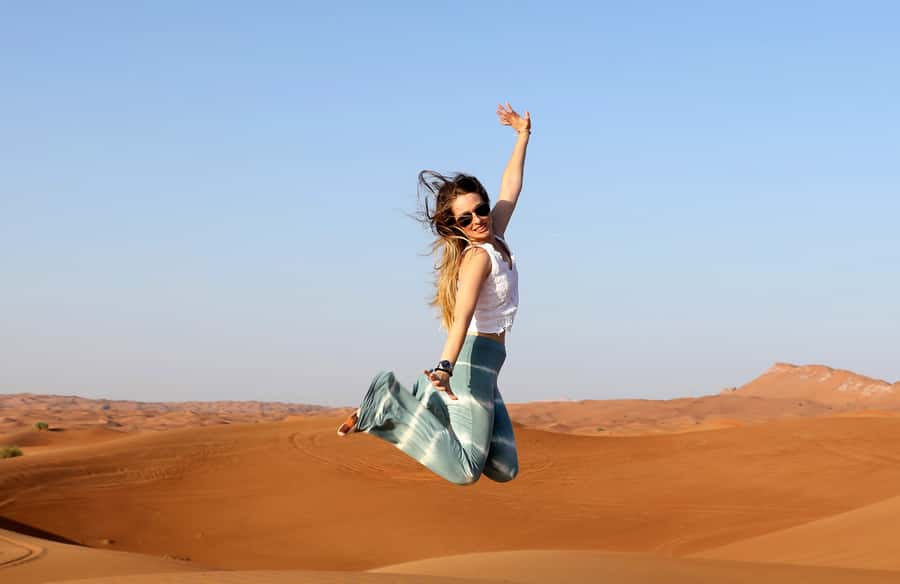 Dubai: Red Dune Desert Safari, Quad Bike, Camels, and BBQ - BBQ dinner and evening entertainment