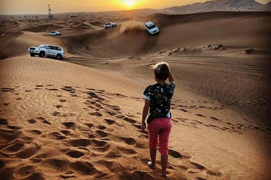 Dubai: Red Dunes Evening Quad Bike, Dune Blast with BBQ - The 4x4 dune drive and red-sand views