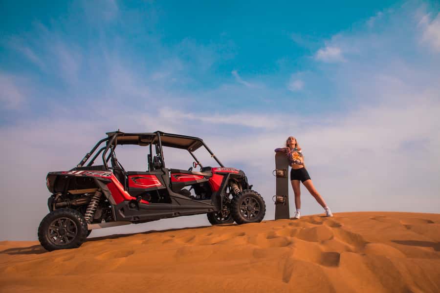 Dubai: Red Dunes Quad Bike, Dune Buggy, Camel & Refreshments - Red dunes, open sand, and a short burst of speed