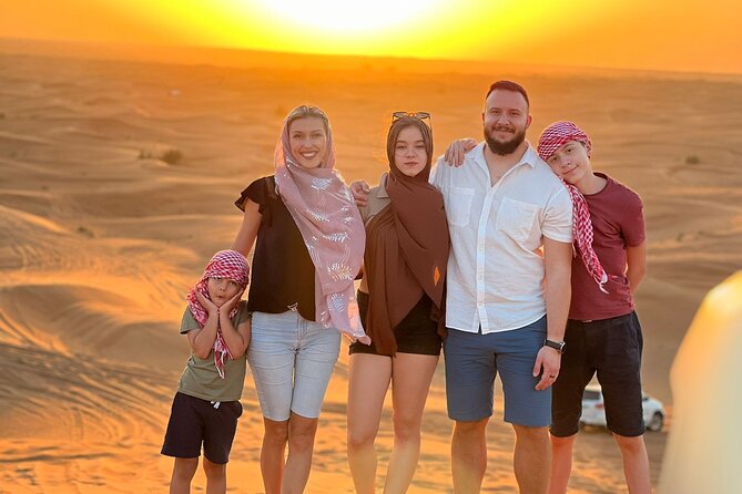 Dubai Red Dunes Safari, ATV, Camel ride, BBQ at Desert Camp - Reaching the camp after sunset