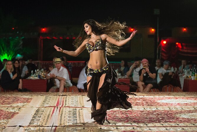 Dubai: Red Dunes, Sandsurf, Camel Ride, BBQ Dinner at Desert Camp - BBQ dinner and international buffet