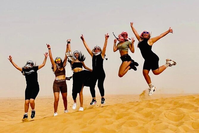Dubai Red Dunes with Sandboarding, Camel Ride, Falcon & VIP Camp - BBQ buffet dinner and unlimited drinks