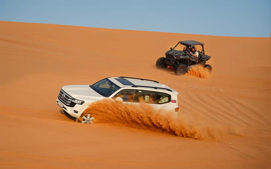 Dubai: Sandboarding, Camel Ride and Red Dune Bashing - From Dubai hotels to the red dunes