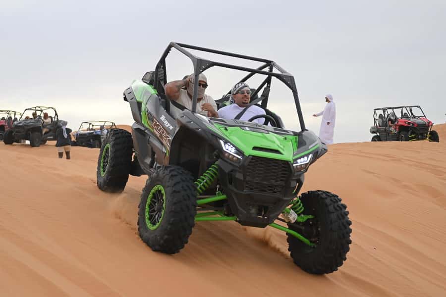 Dubai: Self-Drive Buggy Adventure with Optional BBQ Dinner - Driving your own Polaris across the Dubai dunes