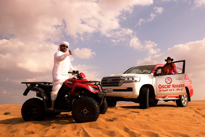 Dubai Self-drive Quad Bike, Sand Boarding, Camels & Refreshments - Quick points to know