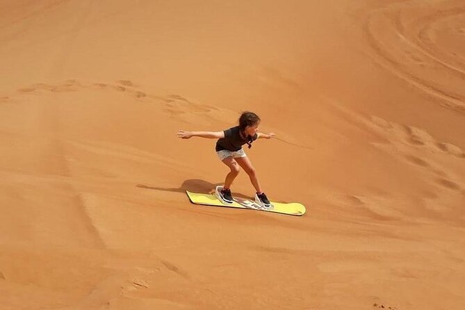Dubai Self-drive Quad Bike, Sand Boarding, Camels & Refreshments - The camel ride and Bedouin-style camp