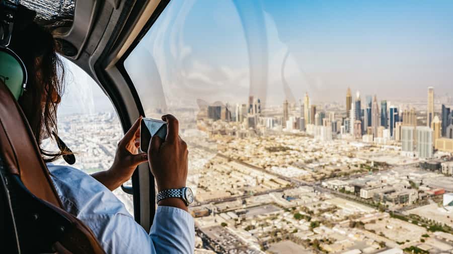 Dubai: Sightseeing Helicopter Ride from The Palm - The 12-minute route: a quick view of Dubai