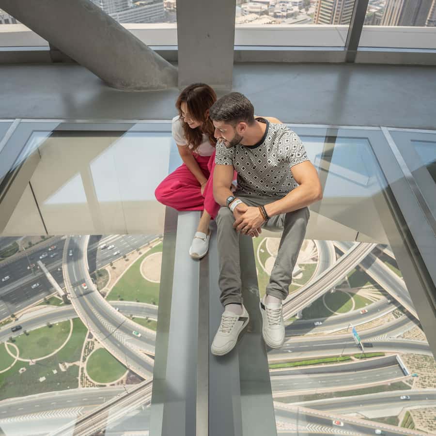 Dubai: Sky Views Observatory Ticket with Optional Extras - Reaching the 53rd floor in Downtown Dubai