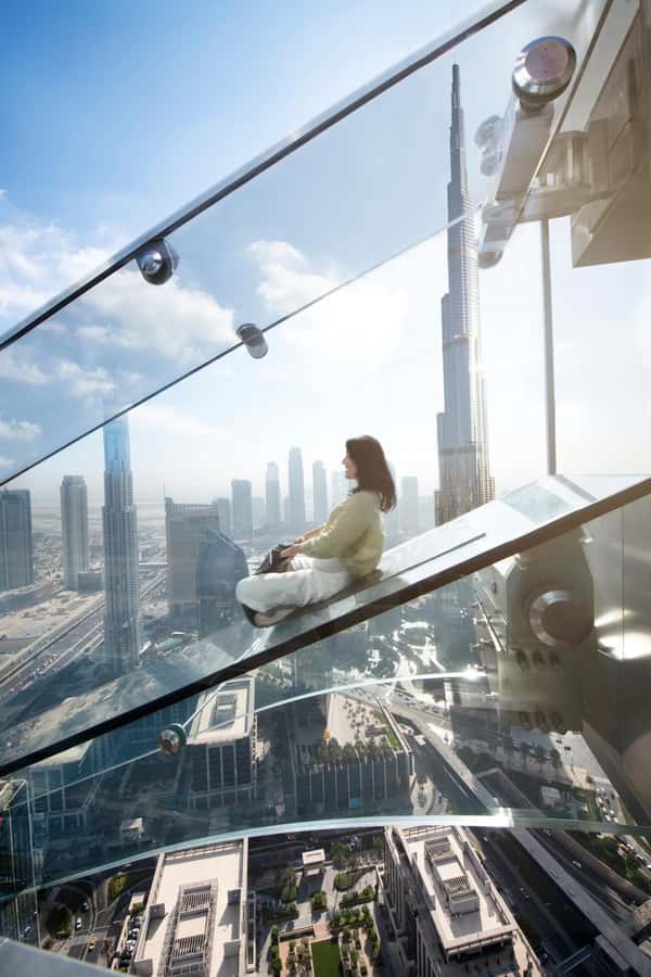 Dubai: Sky Views Observatory Ticket with Optional Extras - The observatory and its Burj Khalifa view