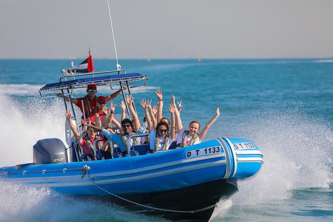 Dubai Speedboat Tour, Marina, Atlantis, Palm & Burj Al Arab - What the ride feels like for families