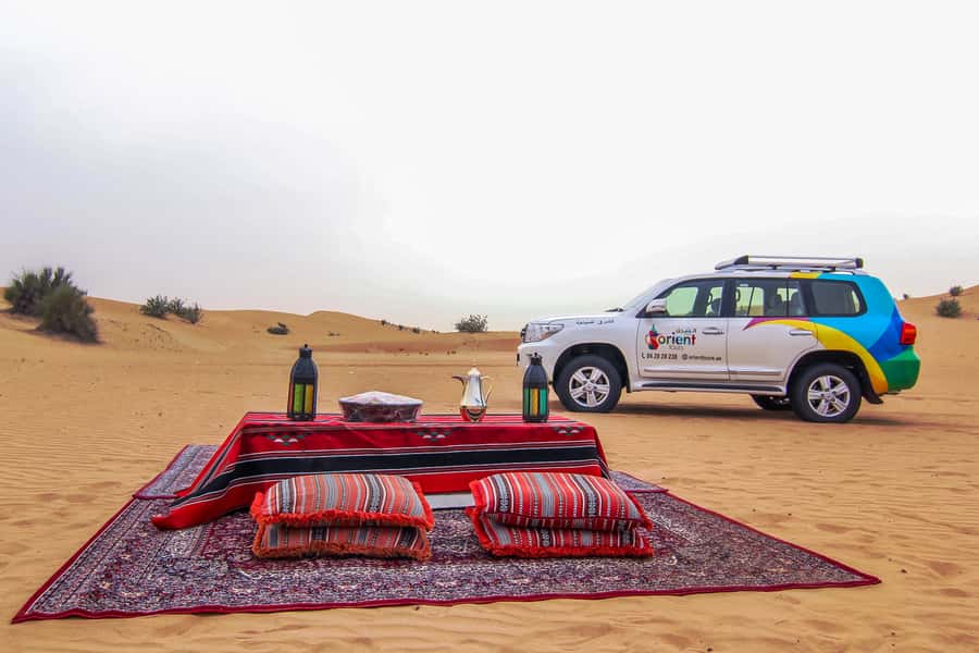Dubai Sunrise Desert Camel Trek with Breakfast - The short red-dune drive