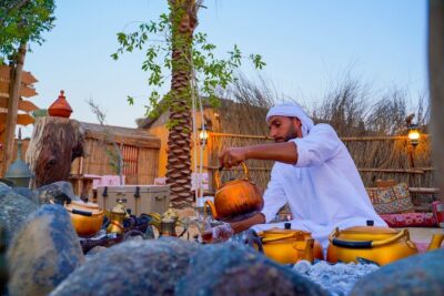 Sunset Camel Trek, Al Khayma Camp, Stargazing & BBQ