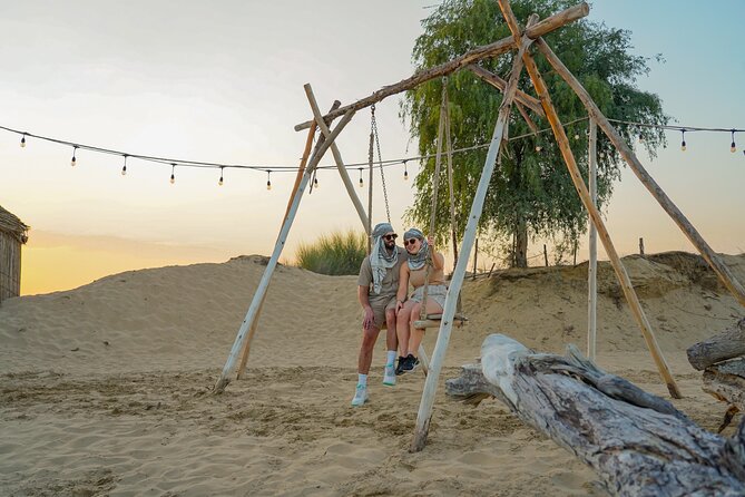 Dubai: Sunset Camel Trek, Al Khayma Camp, Stargazing & BBQ - A large BBQ buffet after dark