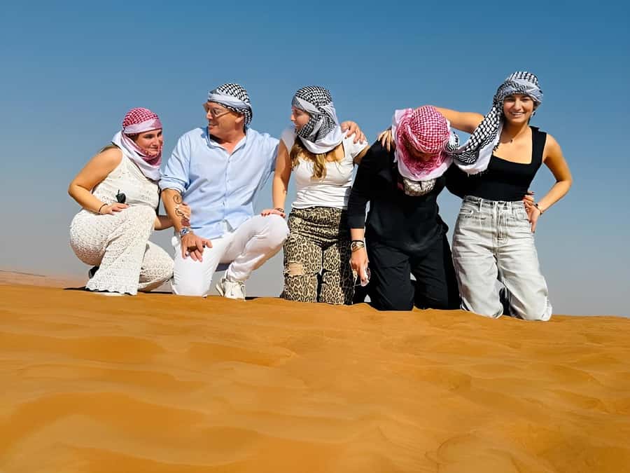 Dubai: Tour with BBQ Dinner, Camel Ride, & Traditional Show - Arabic coffee, henna and the Bedouin-style camp