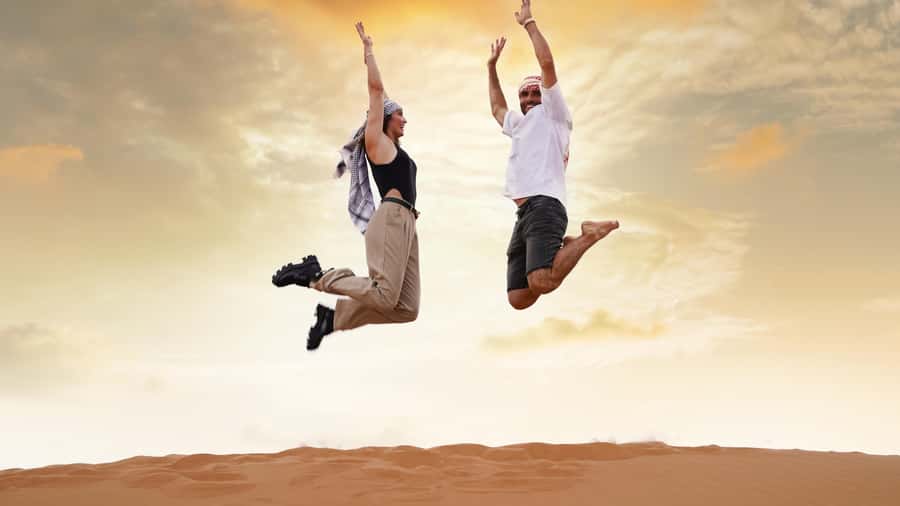 Dubai Waves & Dunes: Luxury Yacht Cruise w/ Red Dunes Safari - The best sights from the water
