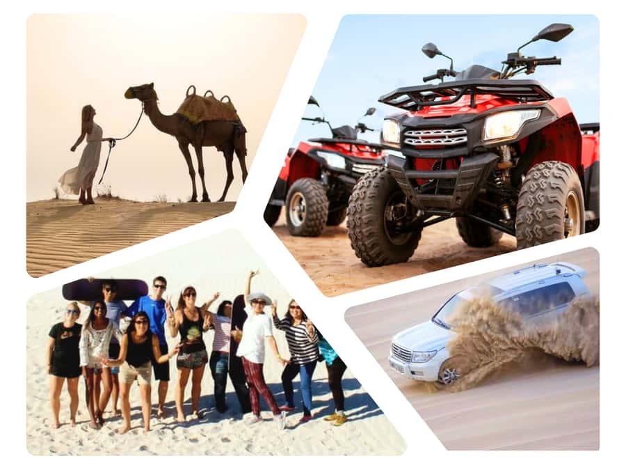 Dune Bashing, Sandboarding, Camel Ride & Optional ATV Ride - Why this four-hour safari works well