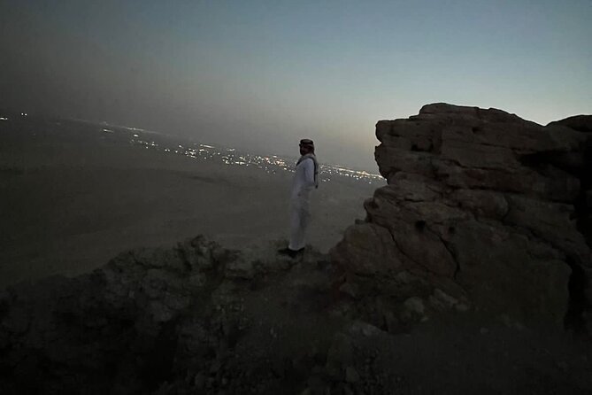 Edge of the World - Sunset, Saudi coffee, and city lights