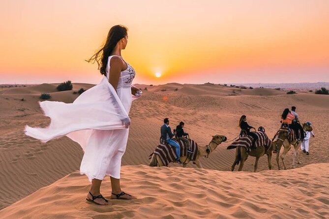 Evening Desert Safari & BBQ With Live Shows,Camel Ride,Falcon pic - Why this safari works well as a first desert outing