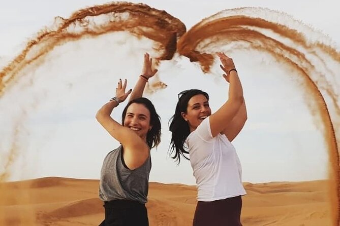 Evening Desert Safari & BBQ With Live Shows,Camel Ride,Falcon pic - Forty minutes of dune bashing in the red sand
