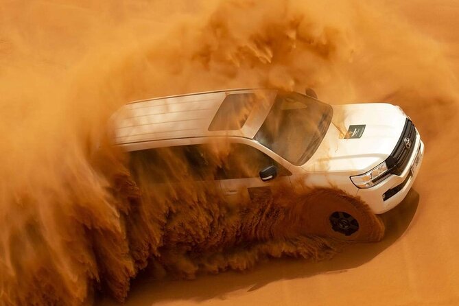 Evening Desert Safari Dubai BBQ Dinner Dune Bashing Dune Buggy - Pickup and the ride beyond Dubai