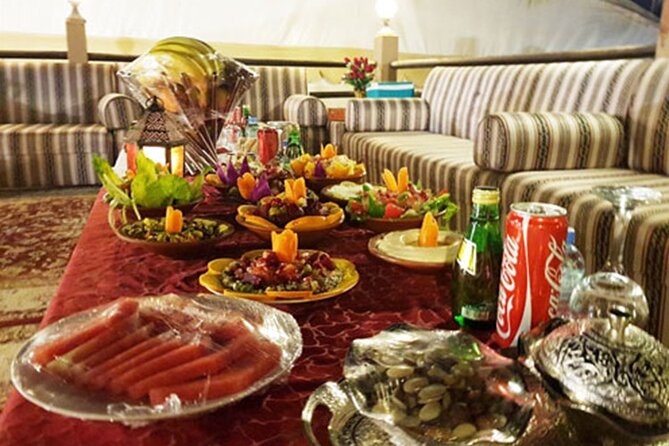 Evening desert safari with camel ride and BBQ dinner - Quad bikes, sandboarding, and paid extras