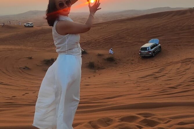Evening Desert Safari with Quad Bike - A sunset stop made for photographs