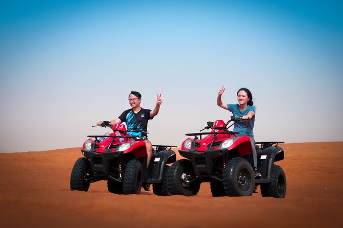 Evening Quad Bike, Desert Safari in Dubai , BBQ Dinner and Shows - Red-dune bashing feels like a desert roller coaster