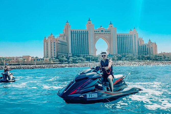 Exclusive 2HR Jet Ski TOUR-JBR & BLUEWATERS-ATLANTIS-BURJ AL ARAB - Starting at Fishing Harbour 2 in Jumeirah