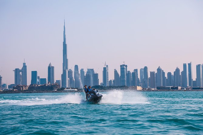 Fastest Jet Ski with Dubai Skyline, Burj Al Arab Views and Juice - From Fishing Harbor to the open water