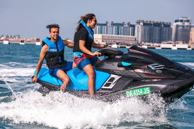 Fastest Jet Ski with Dubai Skyline, Burj Al Arab Views and Juice - Age rules and who should book