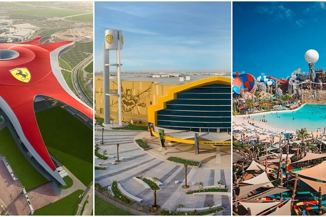 Ferrari World Abu Dhabi Admission Tickets (optional) - One Park, Two Parks, or Three