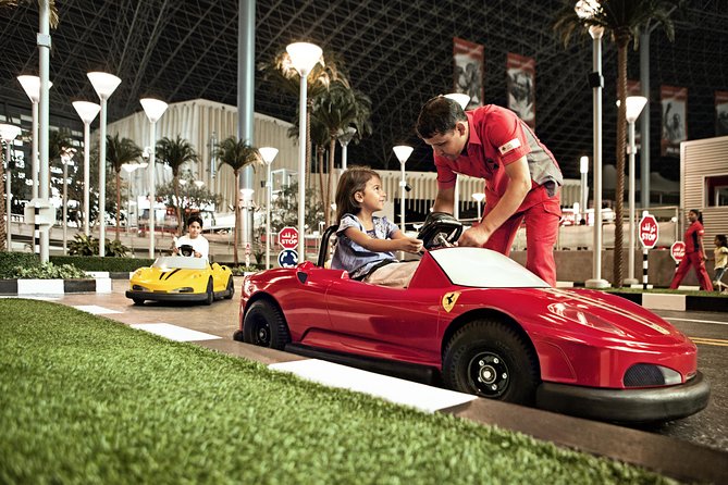 Ferrari World Entrance ticket - Getting there and handling the ticket