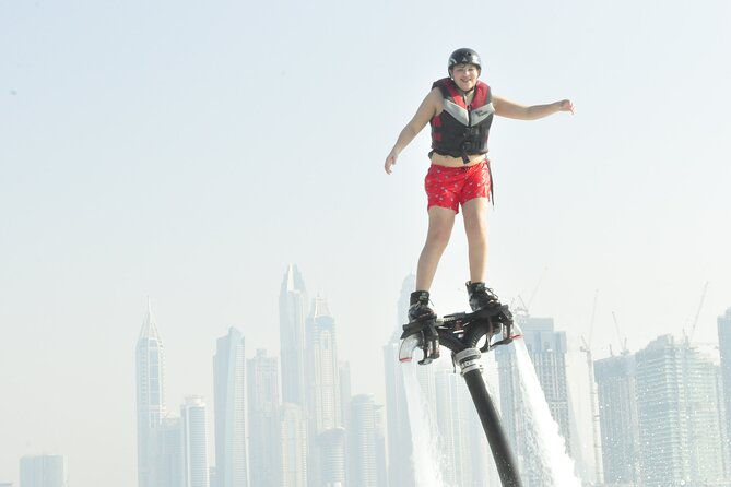 Flyboard in Dubai - The Palm Jumeirah setting