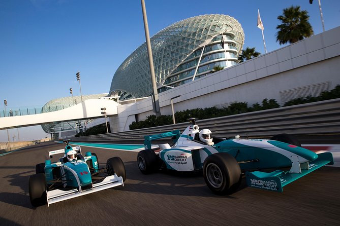 Formula Yas 3000 Driving Experience _ Full - Arriving at Yas Central on Yas Island
