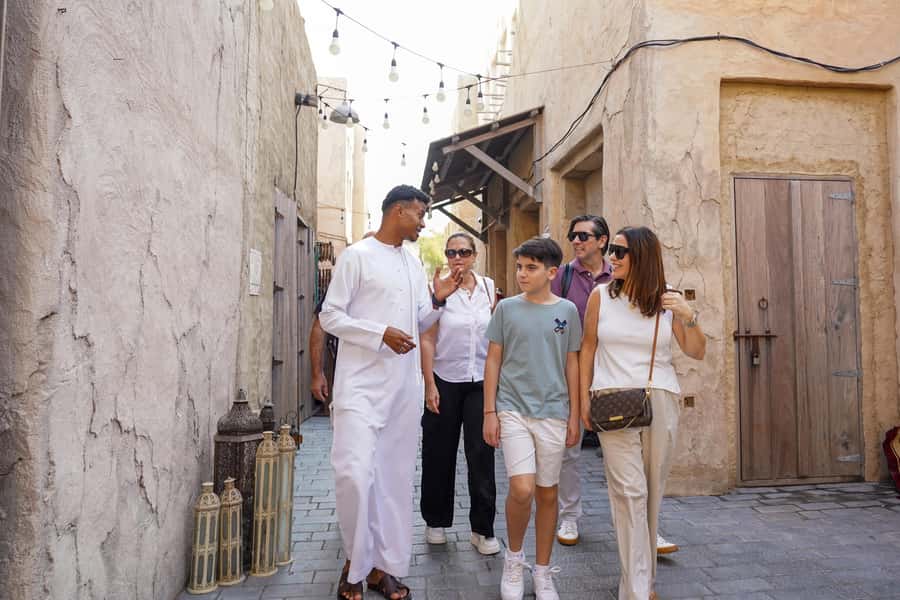 From Abu Dhabi: Dubai City Tour with Creek, Abra & Old Souks - The Museum of the Future, with limited access