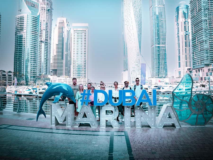 From Abu Dhabi: Dubai Full-Day Sightseeing Tour - Dubai Marina and the first taste of the new city