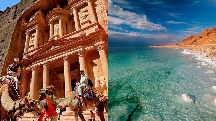 From Amman: Petra and Dead Sea Private Day Tour - The early drive from Amman