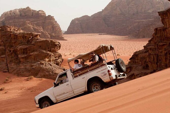 From Amman: Petra and Wadi rum Full day Tour - The two-hour Wadi Rum jeep safari