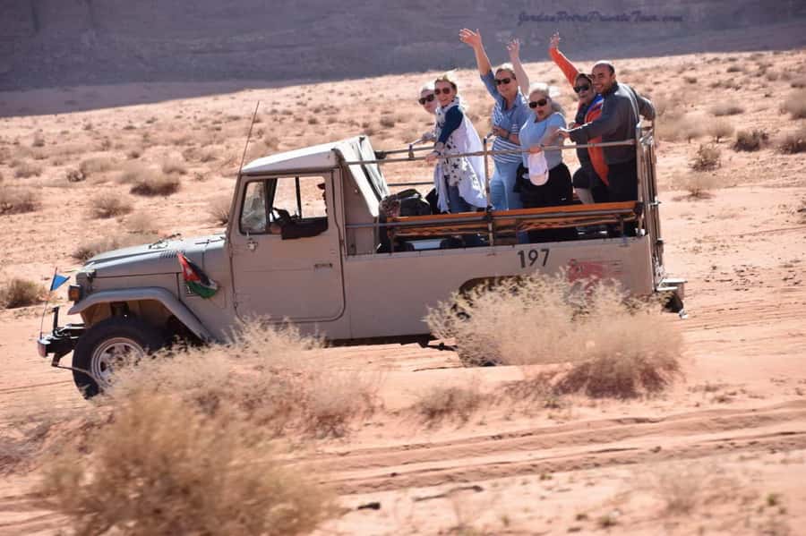 From Amman: Petra, Wadi Rum, & Dead Sea 2-Day Trip - The long road to the Dead Sea