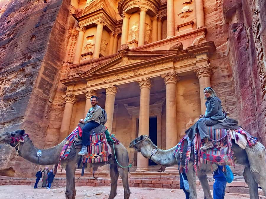 From Amman: Private Day Trip to Petra with Pickup - Climbing to the Monastery