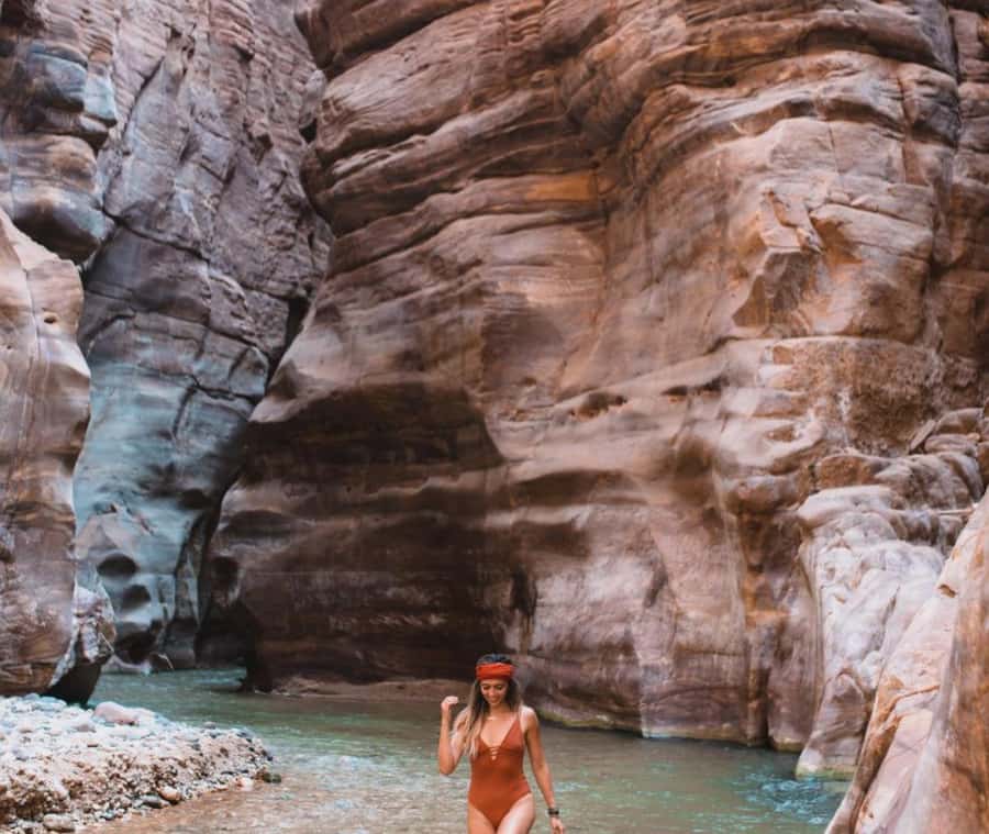 From Amman:To Al-Mujib Canyon & Dead Sea Salt Beach Day Trip - From Amman to Wadi Mujib in a comfortable small group