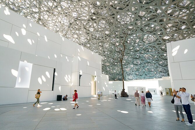 From Dubai: Abu Dhabi Premium Full-Day Sightseeing Tour & Louvre - Sheikh Zayed Grand Mosque is the day’s essential visit